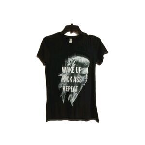 Viking T-Shirt Size Large Valkyries Black  Graphic Bella + Canvas Top Tee